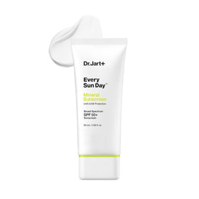 Dr.Jart+ front tube showing compact travel-sized sunscreen benefit portability