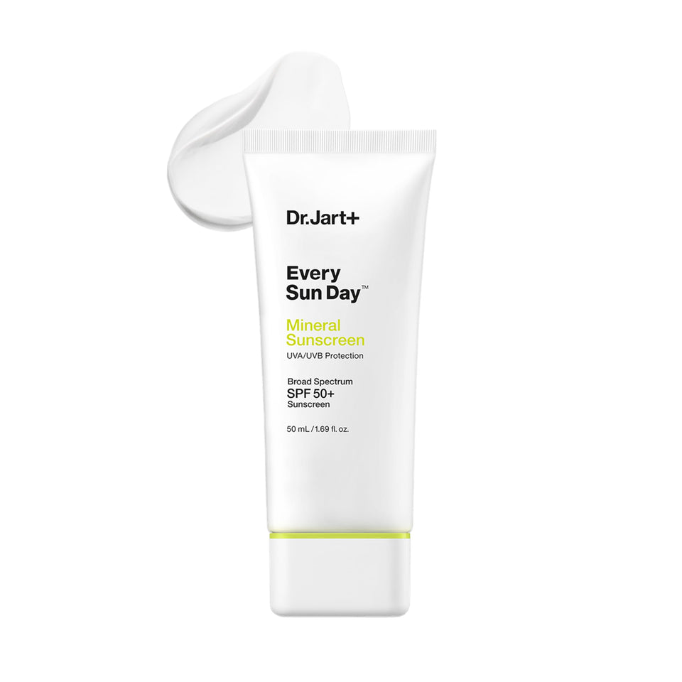 Dr.Jart+ front tube showing compact travel-sized sunscreen benefit portability