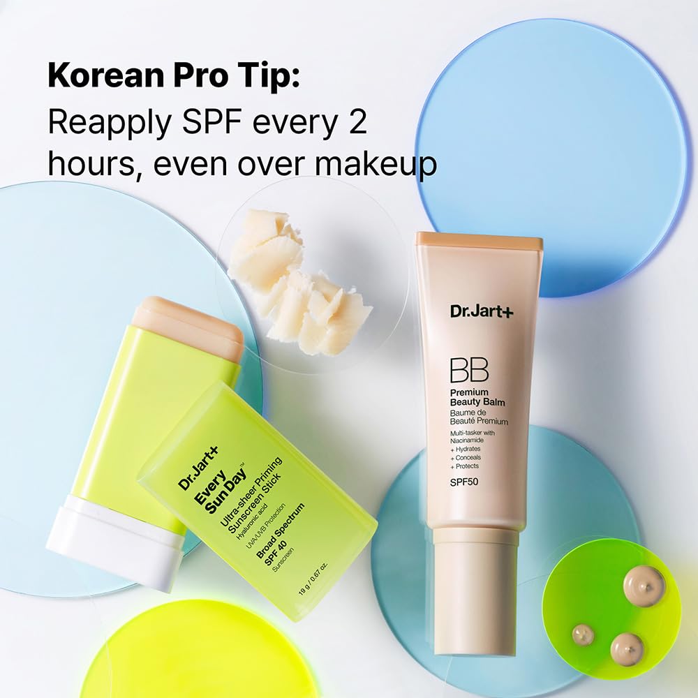 Dr.Jart+ matte finish on cheek illustrating shine control and blurred pores