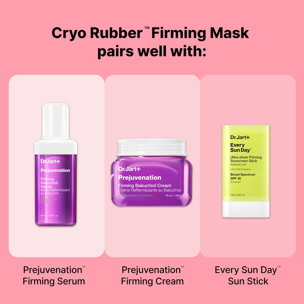 Dr.Jart+ mask in spa-style setting suggesting relaxing treatment