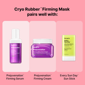 Dr.Jart+ mask in spa-style setting suggesting relaxing treatment