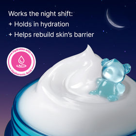 Dr.Jart+ jar held in hand to show size and convenient 2.53 fl oz scale