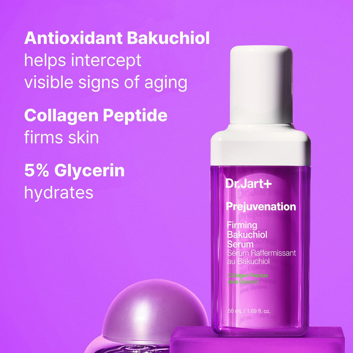 Dr.Jart+ application on hand demonstrating smooth spreadability and immediate glow