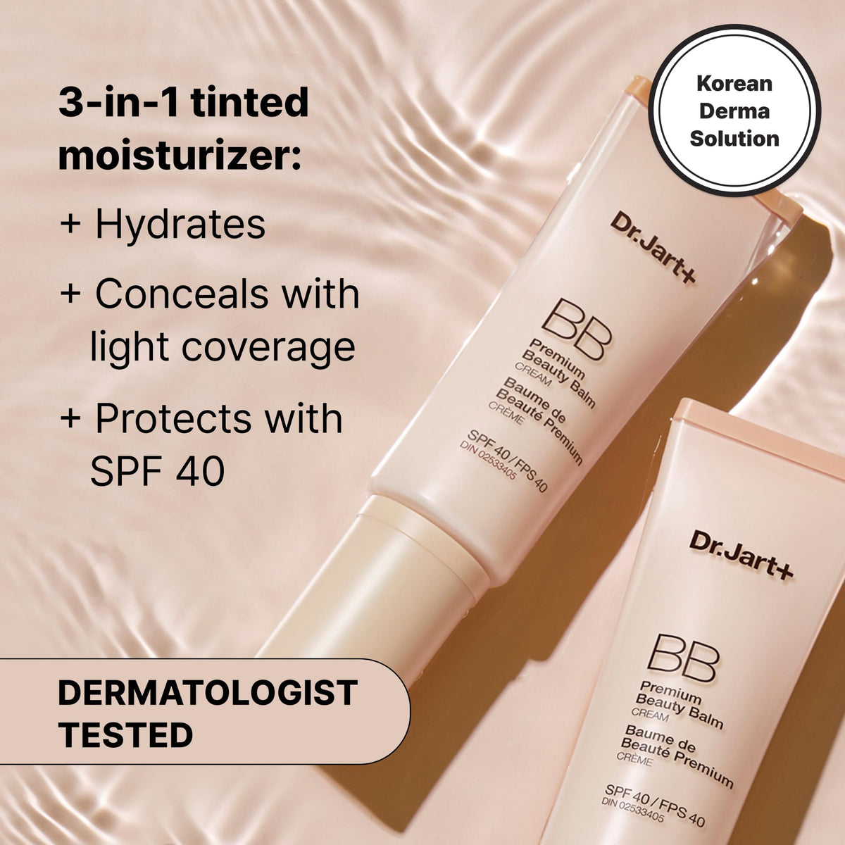 Dr.Jart+ shade comparison chart to find the best skin match