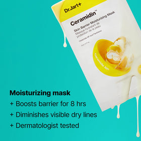 Dr.Jart+ Soothing Hydra mask opened showing essence for immediate calming hydration