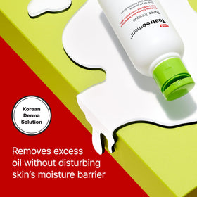 Dr.Jart+ watery toner texture on hand, showing fast absorption benefit