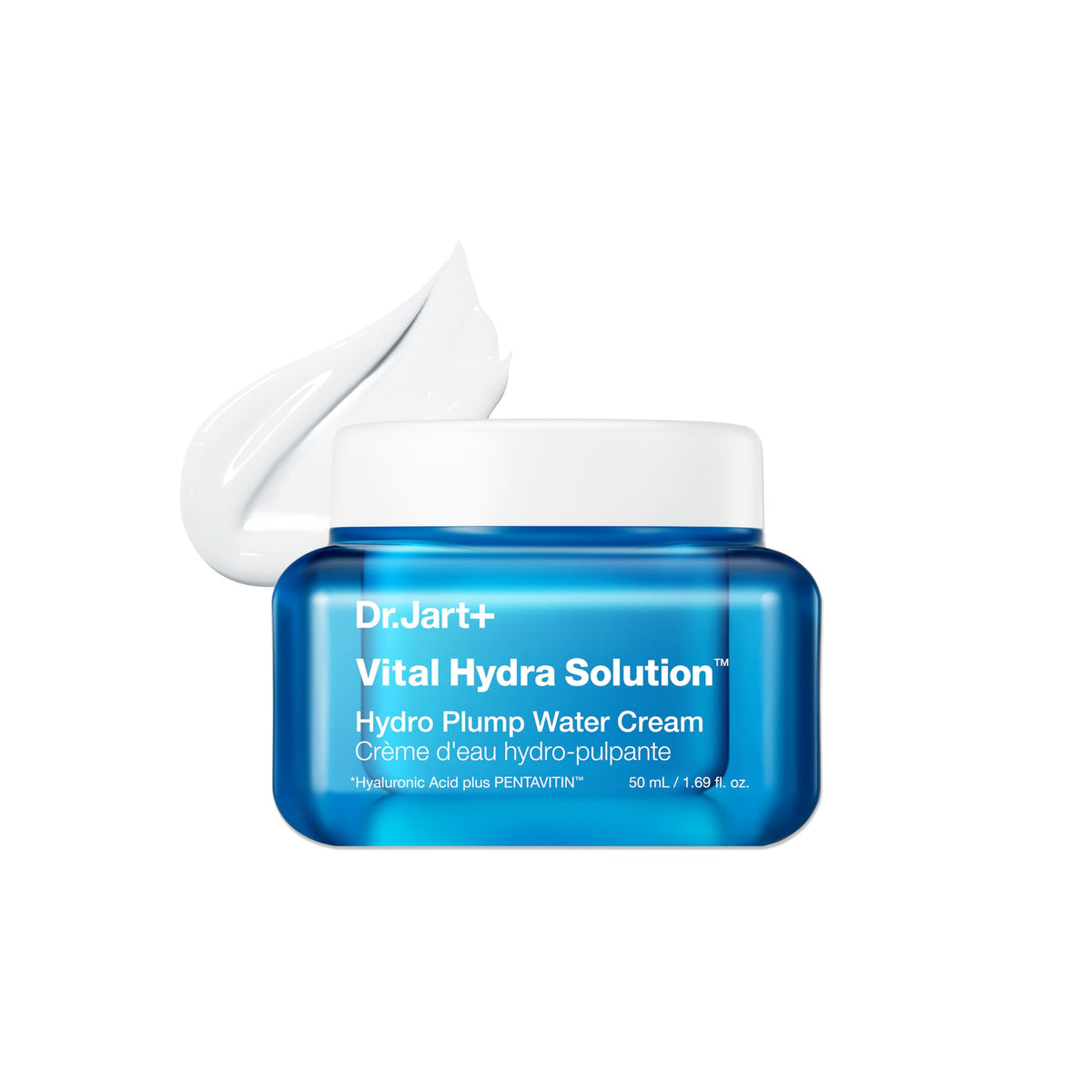 Dr.Jart+ front packaging showing lightweight gel-cream and benefits