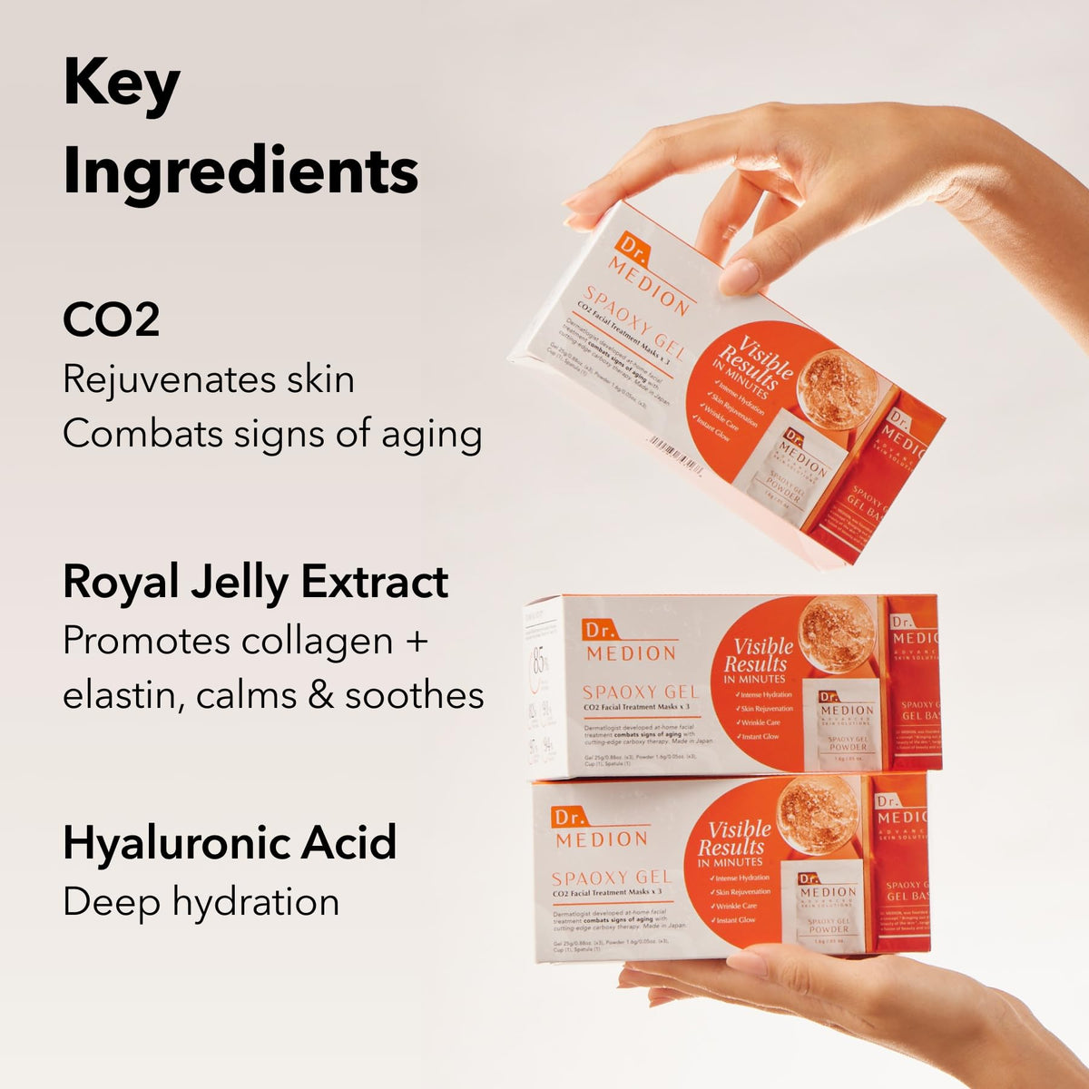 DR.MEDION lifestyle bathroom scene showing easy at-home spa treatment