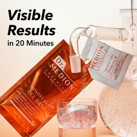 DR.MEDION open gel tube with powder packet ready to mix for quick treatment