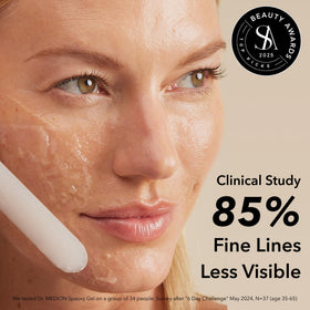 DR.MEDION close-up gel texture highlighting smooth formula and spreadability