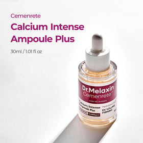 Dr.Melaxin ampoule dropper dispensing clear serum texture