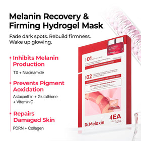 Dr.Melaxin ampoule with dropper delivering targeted actives