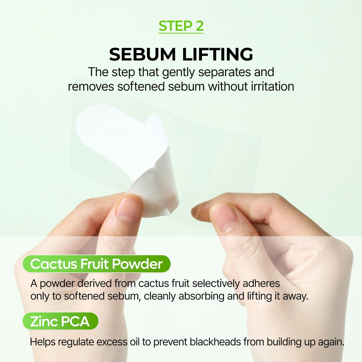 Dr.Melaxin application visual demonstrating correct three-step use