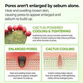 Dr.Melaxin before and after pore comparison illustrating refined pores and smoother skin