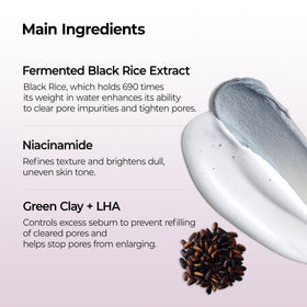Dr.Melaxin black rice extract visual suggesting antioxidant-rich ingredient benefits