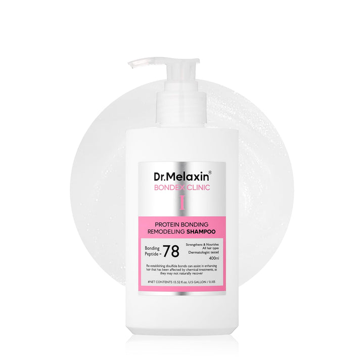 Dr.Melaxin front bottle view showing product and repair focus