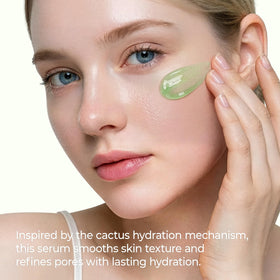 Dr.Melaxin before and after texture view showing refined skin appearance