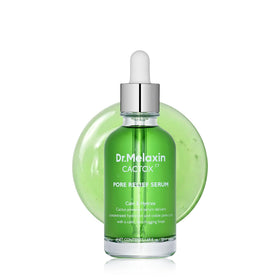 Dr.Melaxin front bottle showing clean pore-minimizing serum benefit