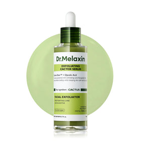 Dr.Melaxin front packaging showing bottle and label for clear pore benefits