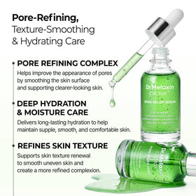 Dr.Melaxin ingredient label highlighting triple hyaluronic acid benefit