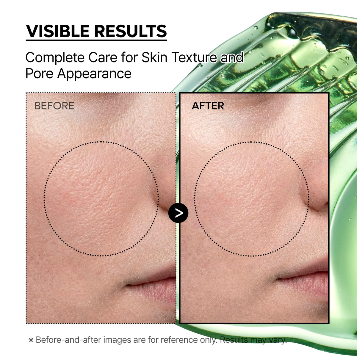 Dr.Melaxin serum texture drop illustrating lightweight hydration