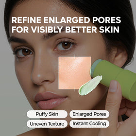 Dr.Melaxin stick open close-up highlighting solid balm format and ease of use