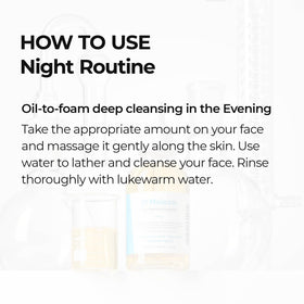Dr.Melaxin cleanser in use removing makeup for gentle, effective cleanse