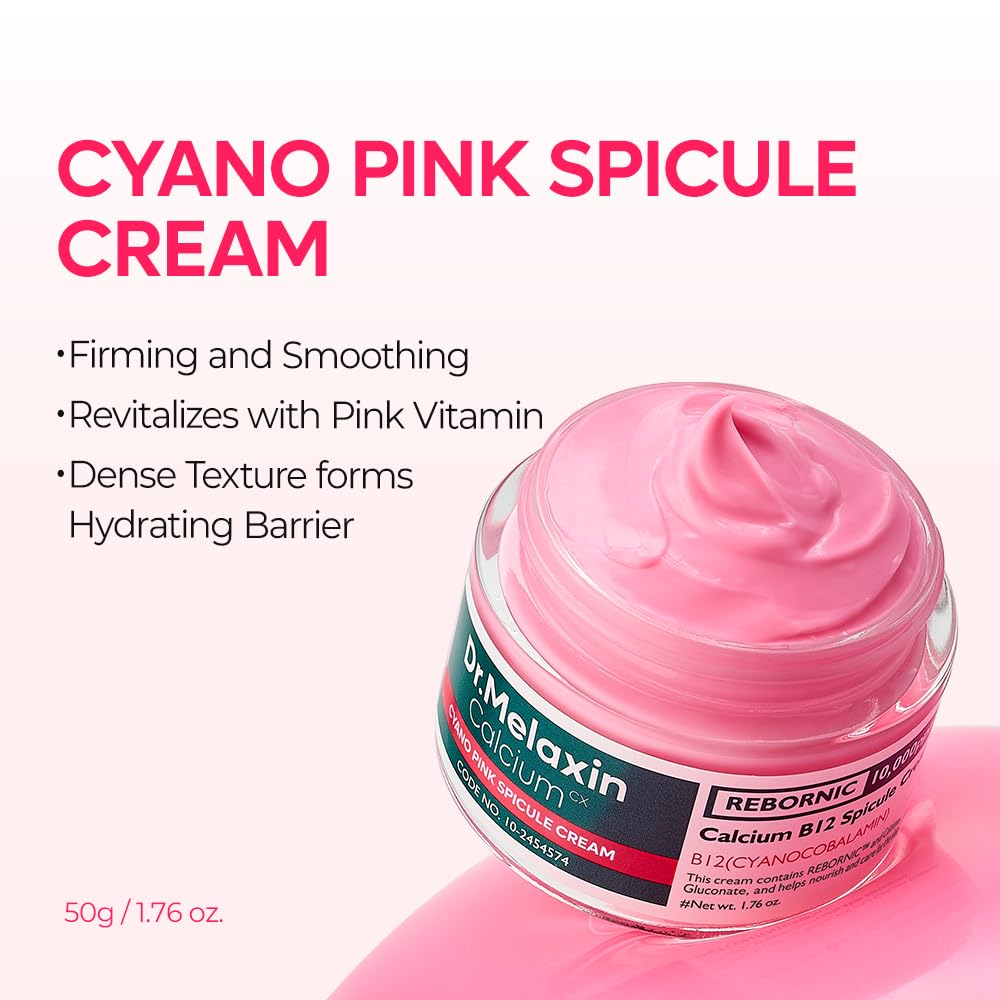Dr.Melaxin cream texture close-up illustrating smooth hydration