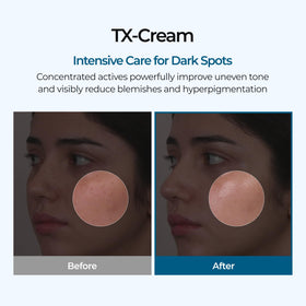 DR.Melaxin cream texture closeup illustrating creamy hydration and fast absorption benefit for smoother skin