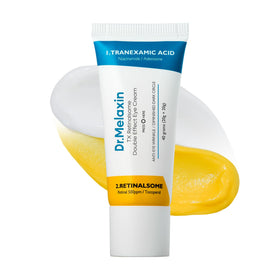 Dr.Melaxin front packaging showing dual-chamber design and brand clarity