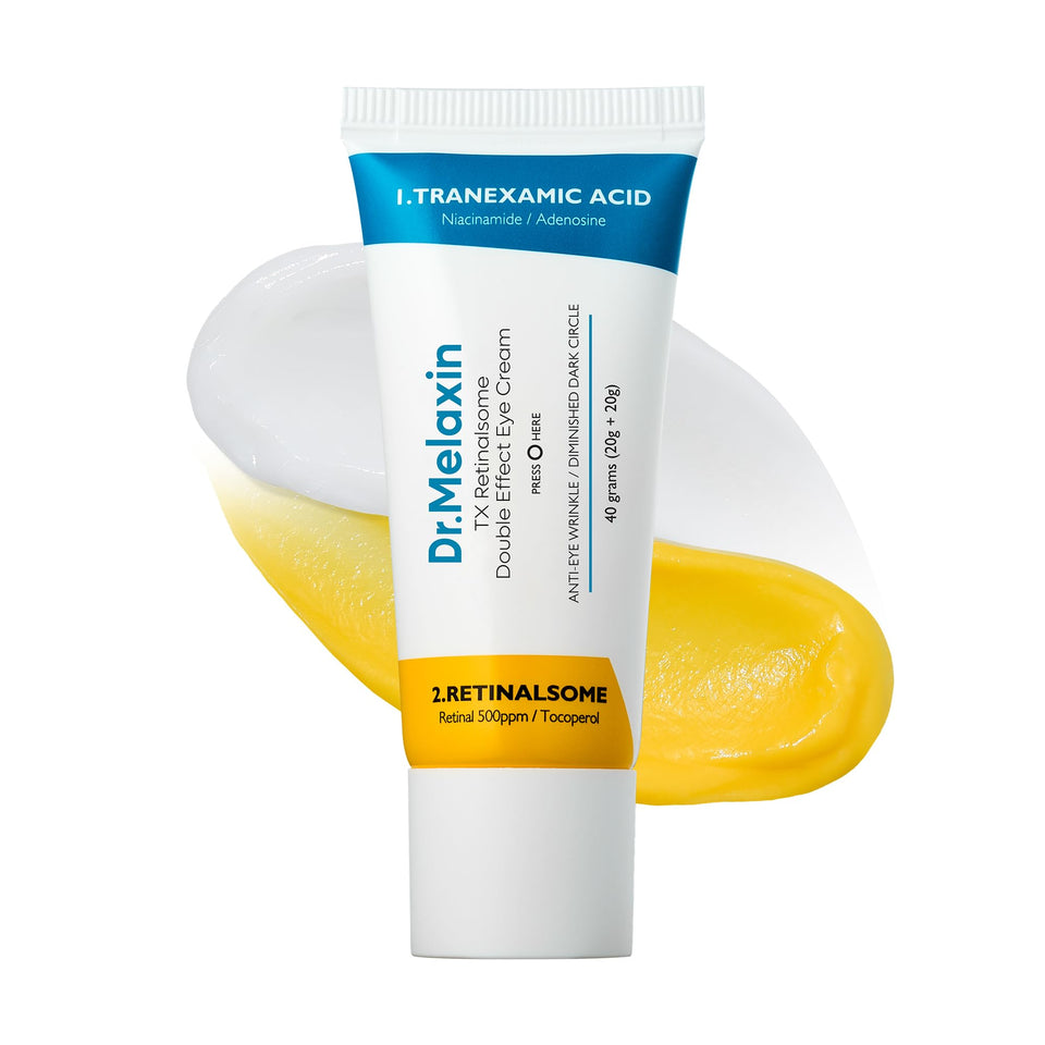Dr.Melaxin front packaging showing dual-chamber design and brand clarity
