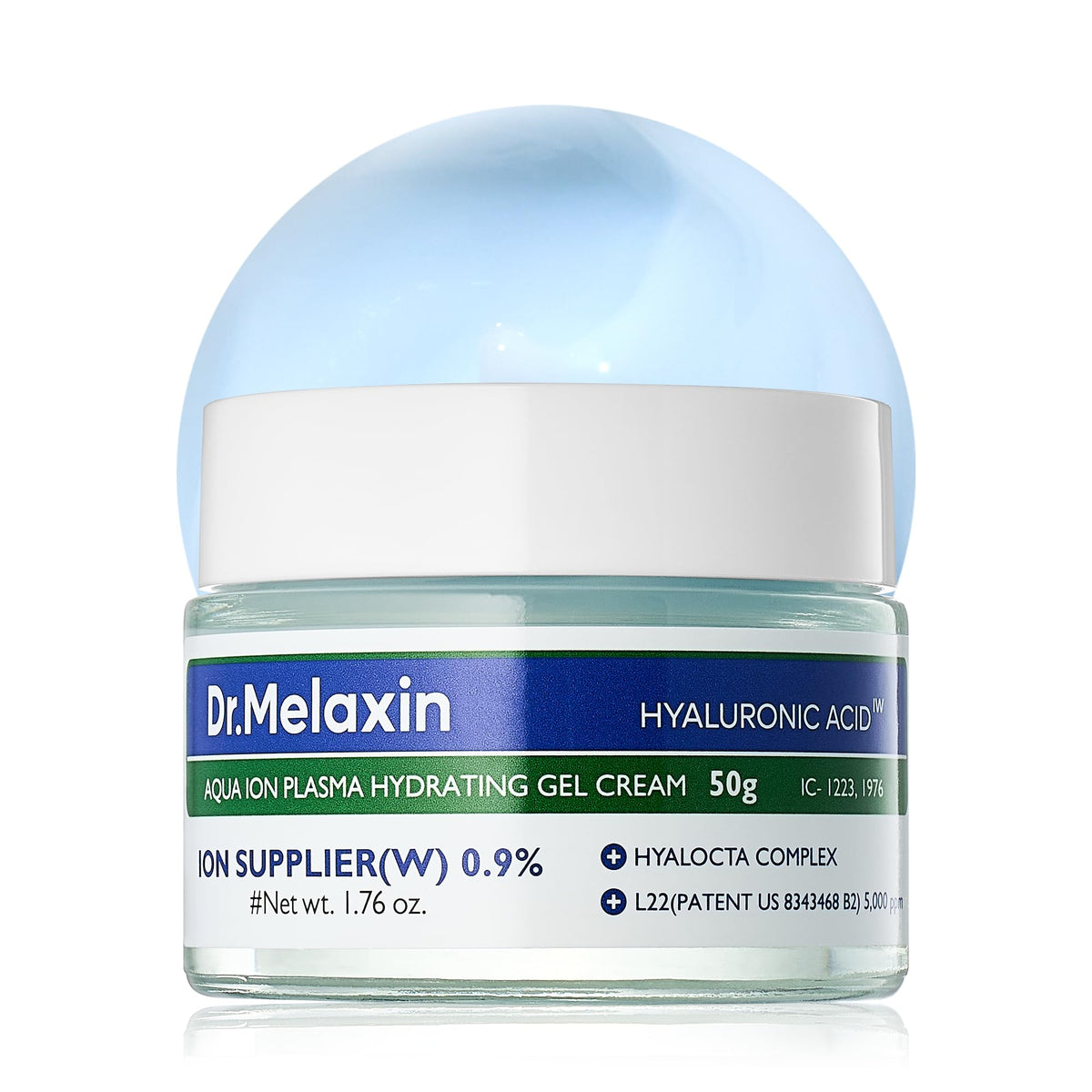 Dr.Melaxin front packaging showing product benefits and compact size