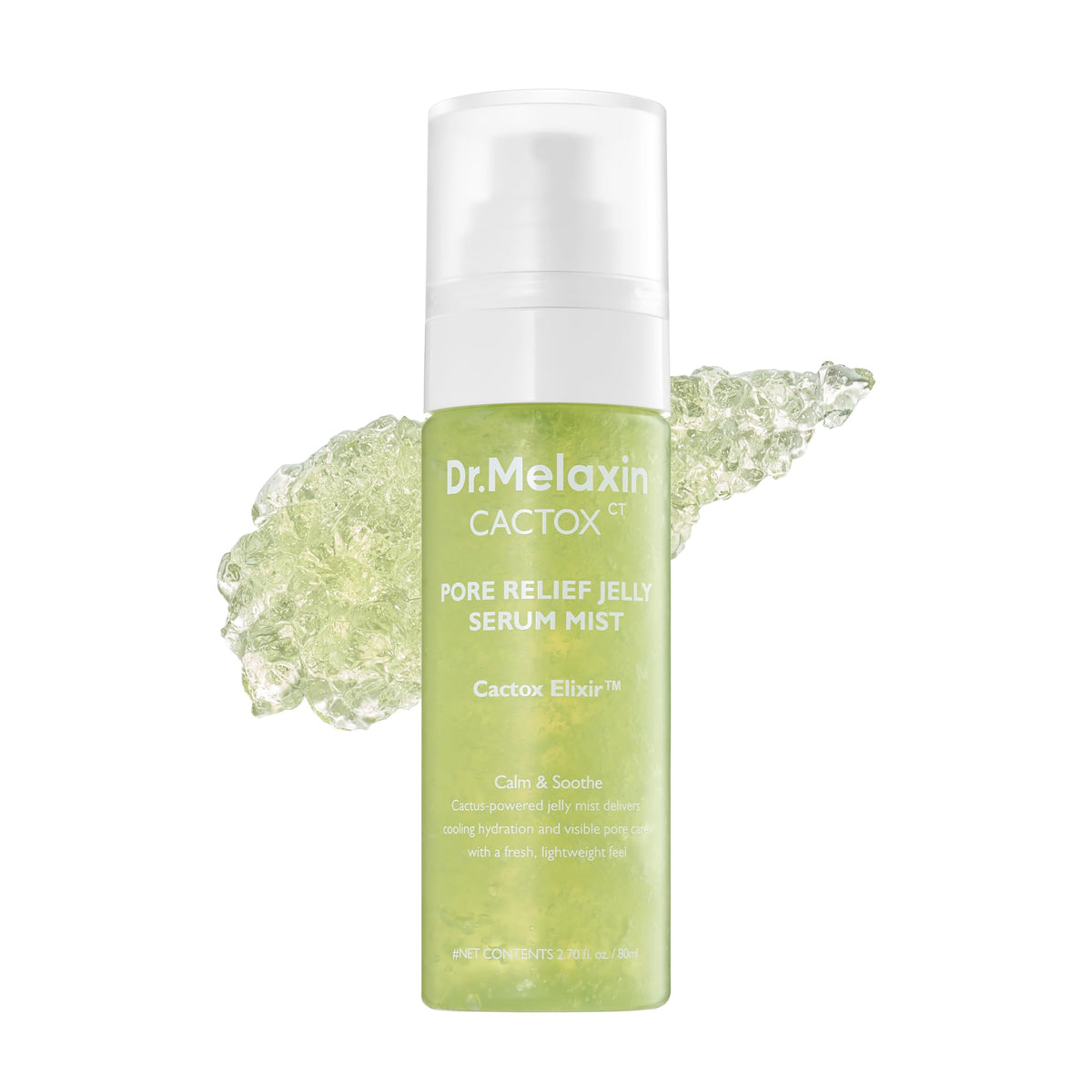 Dr.Melaxin front packaging of Cactox Mist showing compact 80ml bottle and branding, quick grab benefit