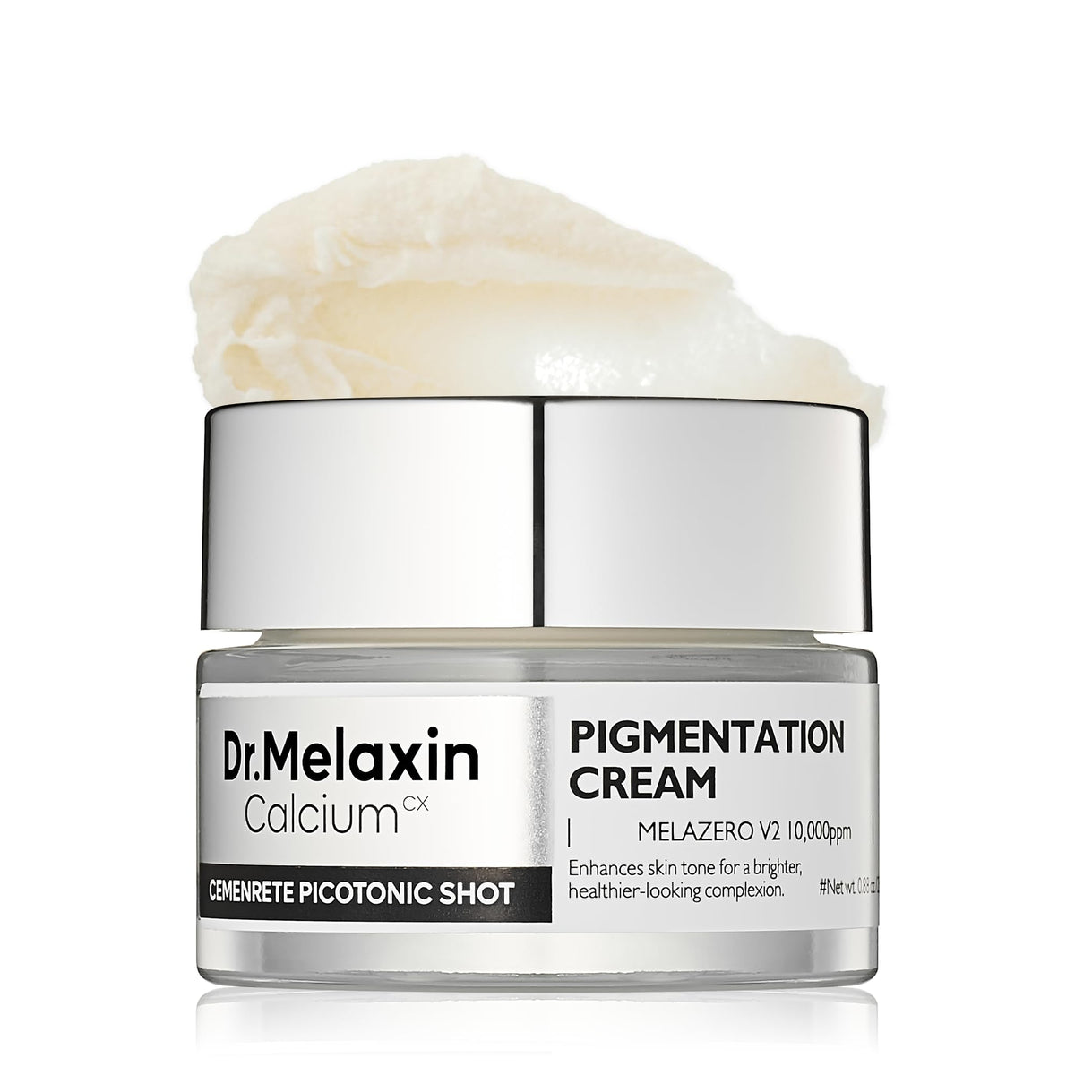 Dr.Melaxin front packaging showing Picotonic Shot Cream for brightening