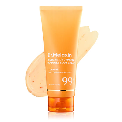 Dr.Melaxin front packaging showing jar and brightening benefits