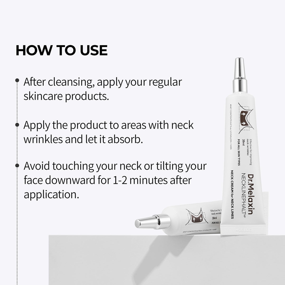 Dr.Melaxin ingredient graphic showing Linefill to illustrate volumizing benefit