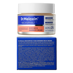 Dr.Melaxin on vanity styled with towel indicating daily routine and radiance