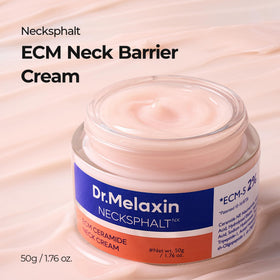 Dr.Melaxin cream texture close-up highlighting smooth, fast-absorbing finish