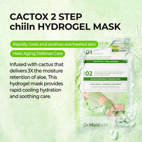 Dr.Melaxin open jar close-up of cactus gel texture highlighting cooling hydration