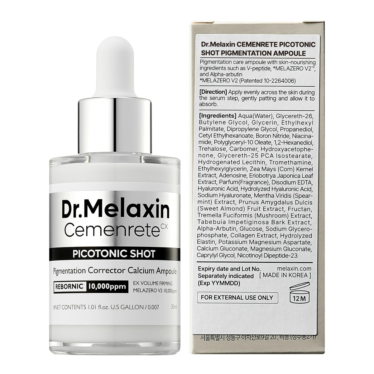Dr.Melaxin bottle on bathroom shelf lifestyle shot suggesting daily routine convenience