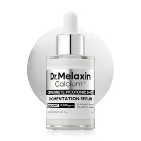 Dr.Melaxin front packaging showing serum bottle and branding for quick identification