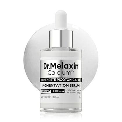 Dr.Melaxin front packaging showing serum bottle and branding for quick identification