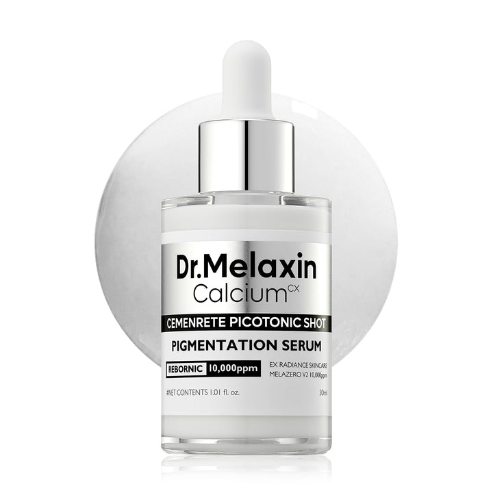 Dr.Melaxin front packaging showing serum bottle and branding for quick identification
