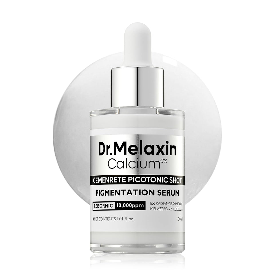 Dr.Melaxin front packaging showing serum bottle and branding for quick identification