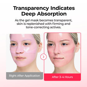 Dr.Melaxin package held in hand showing sheet mask scale and portability
