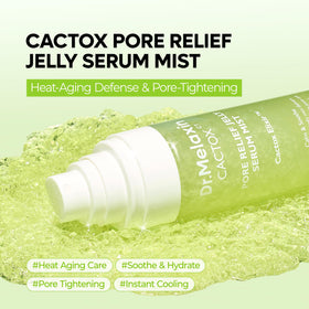 Dr.Melaxin mist spray action releasing fine cooling mist for instant refresh and even coverage