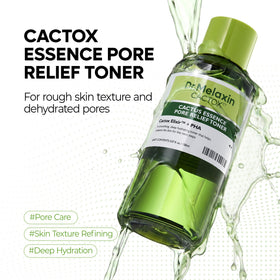Dr.Melaxin close-up texture of clear toner highlighting lightweight hydration