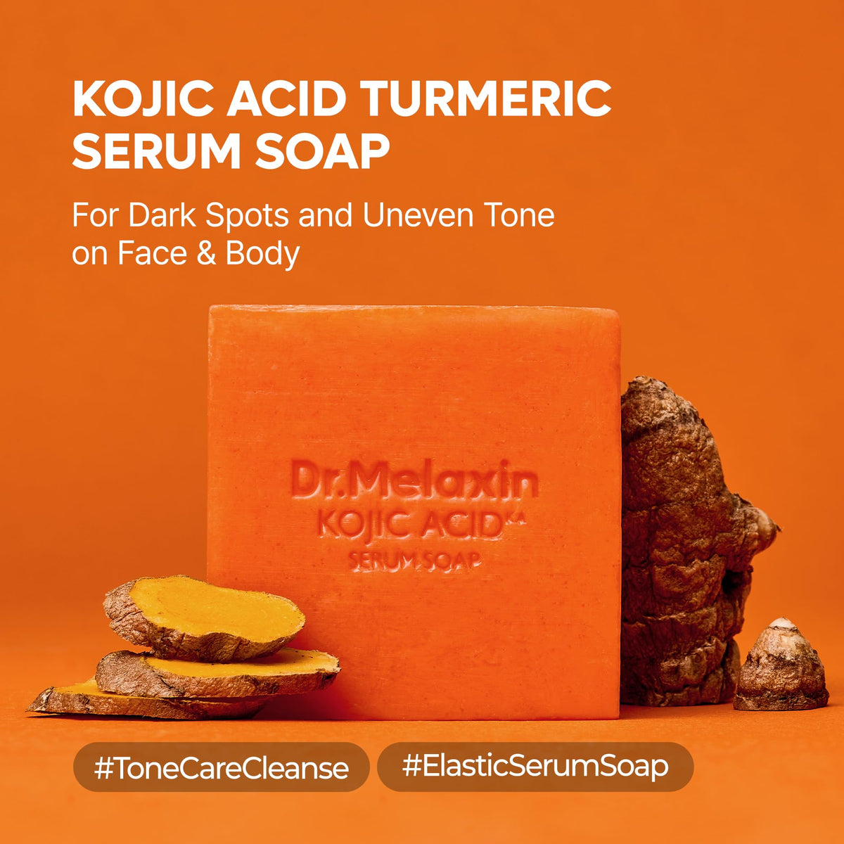 Dr.Melaxin close-up foam texture demonstrating creamy serum lather