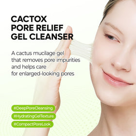 Dr.Melaxin gel texture close-up demonstrating smooth hydrating formula benefit
