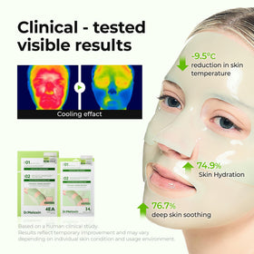 Dr.Melaxin gel spread on skin illustrating lightweight texture and quick absorption